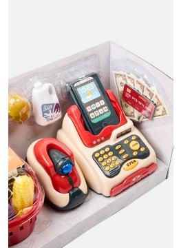 Toy Chef Home Supermarket Cashier Toys, Red Combo  - Image 5