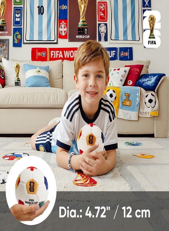 MESUCA FIFA World Cup 2026 Official Edition Mini Soccer Ball Plush Keychain Pillow, 4.72" Soccer Plush Toy Backpack Charm, Kids Gift, World Cup 2026 Merchandise - Image 5