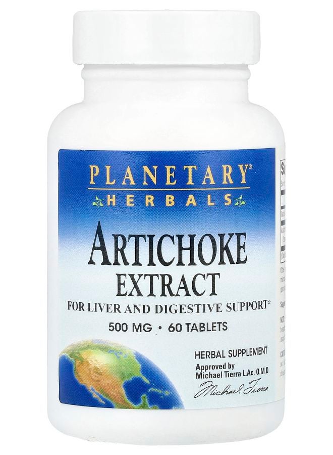 Artichoke Extract  500 mg 60 Tablets