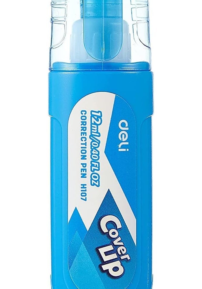Deli EH10790-1P Correction Pen, 12 ml - Quick Dry Fine Point - Image 1