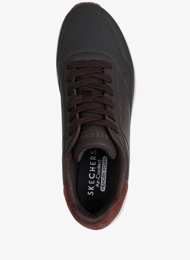 SKECHERS Men Uno Lace-Up Ankle Sneakers