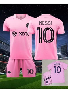Miami 23-24 Miami Away Shirt, #10 Messi International Major League Soccer Jersey, Jersey and Shorts Set  - Image 1
