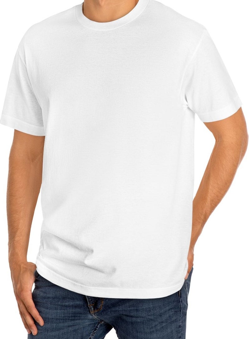 MISHAREN Pure Heavy Cotton T-Shirt for Women and Men Classic Tee  - Image 2