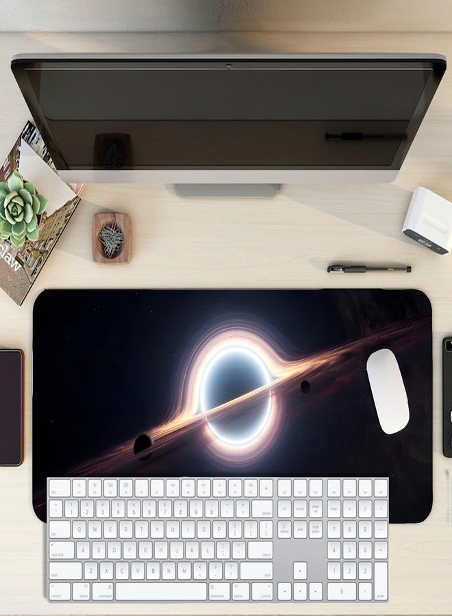 لوحة ماوس الألعاب SHANIME NAVAR Blackhole Combo XL الموسعة | لوحة مكتب كبيرة جدًا 60×30 سم لأجهزة الكمبيوتر المحمولة والمكتبية | قاعدة مطاطية مانعة للانزلاق، مقاومة للماء، سطح متين وناعم | مناسبة للمكتب والألعاب والدراسة، بتصميم أنيق - Image 5