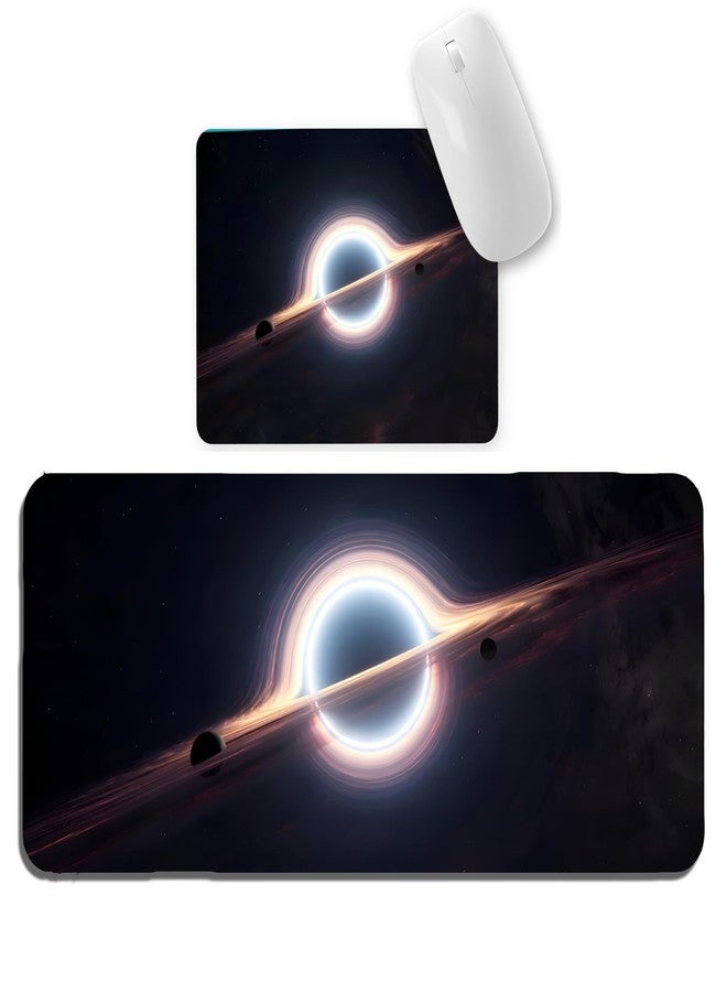 لوحة ماوس الألعاب SHANIME NAVAR Blackhole Combo XL الموسعة | لوحة مكتب كبيرة جدًا 60×30 سم لأجهزة الكمبيوتر المحمولة والمكتبية | قاعدة مطاطية مانعة للانزلاق، مقاومة للماء، سطح متين وناعم | مناسبة للمكتب والألعاب والدراسة، بتصميم أنيق - Image 1