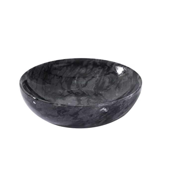 CM CHIC MONDAY 4.72 Inch Small Decorative Bowls, Natural Marble Decorative Bowls for Home Decor, Key Bowl, Coffee Tables Centerpiece, Soap Serving Bowl, Incense Burner, Smudge Bowl - Image 4