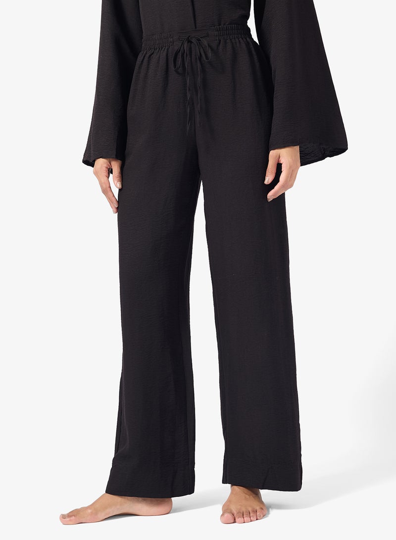 جينجر طقم قميص وبيجامة بتفاصيل فيونكة للمنتجع - Image 4