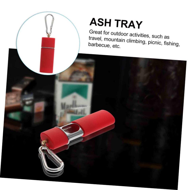 Portable Outdoor Hanging Ashtray Keychain For Car Travel Compact Lightweight Easy Clean - Image 3