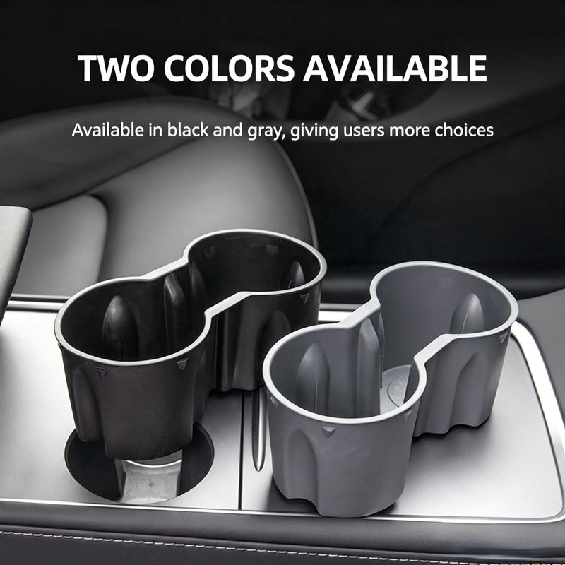 Suitoo Car Cup Holder for Tesla Model 3/Y Center Console - Image 3