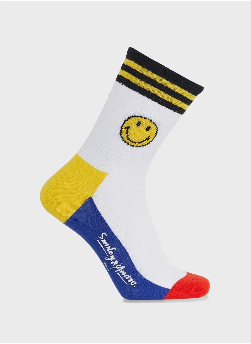 Happy Socks Time To Smiley Socks