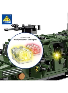 Generic National Power Eagle Series Land, Sea And Air Military Tanks Armored Vehicles Assembled Building Blocks Educational Toys 84070-Color:84157 ZBD-O3 Airborne Chariot 469 Particles  - Image 4