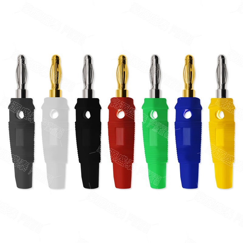 4Mm Lantern Head Banana Plug Lantern Type Soft Rubber Sleeve Welding-Free Non-Slip Soft Rubber Banana Banana Banana Plug - Image 4