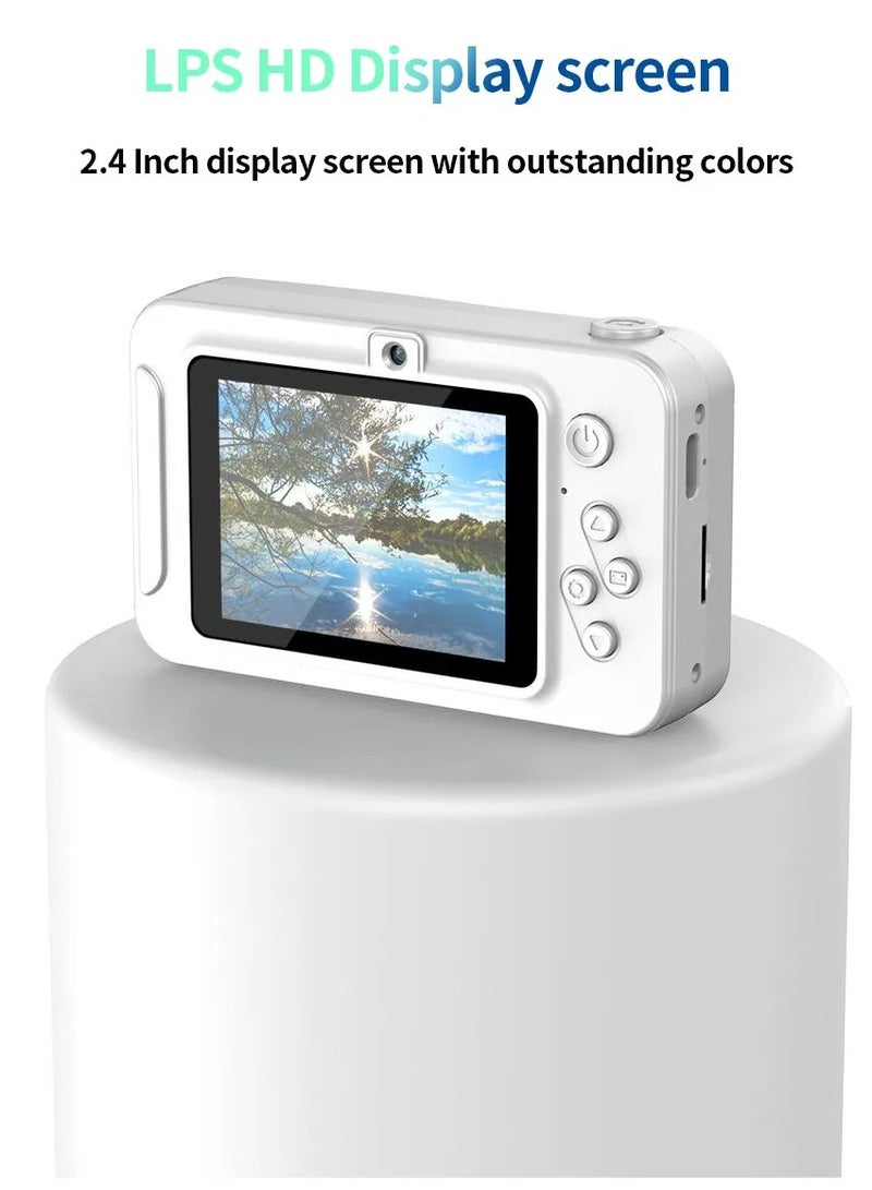 AROAQ 4k Digital Camera, 44 Megapixels High Definition Photography Travel Selfie Camera, Lightweight Portable Compact Kids Camera For Entry Level Small Students And Kids, (Black) - Image 5