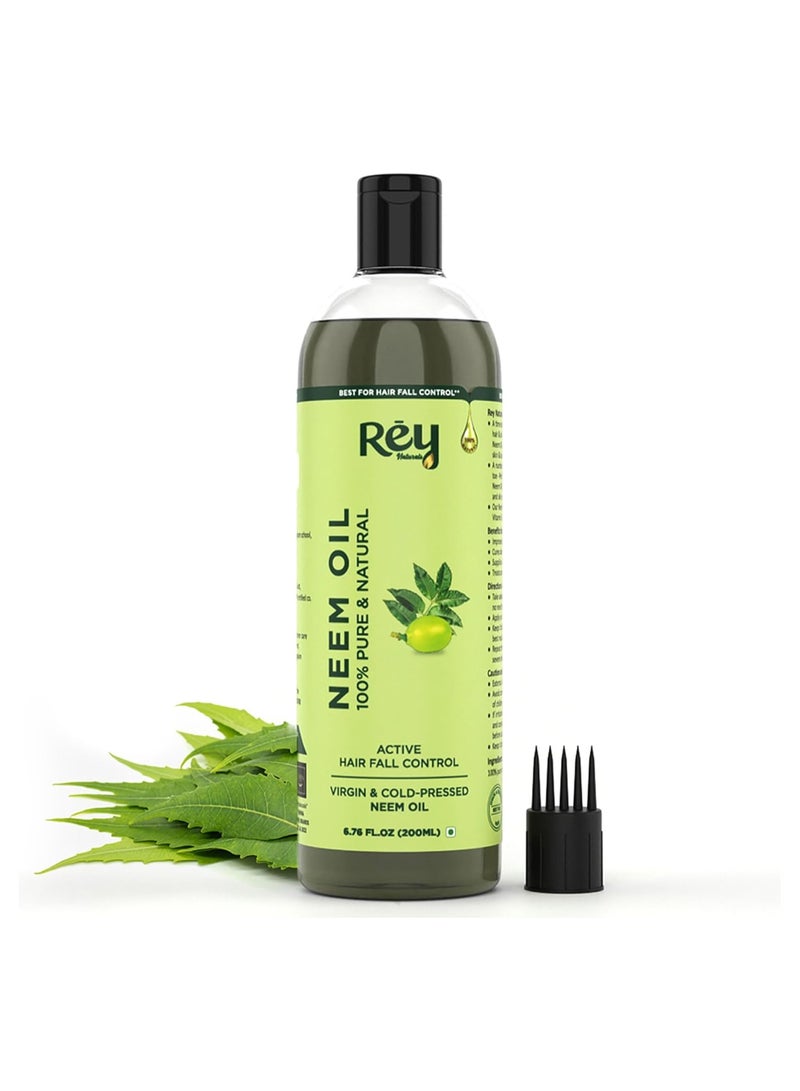 Rey Naturals ReyNaturals Cold Pressed Neem Oil 200 ml - Image 1