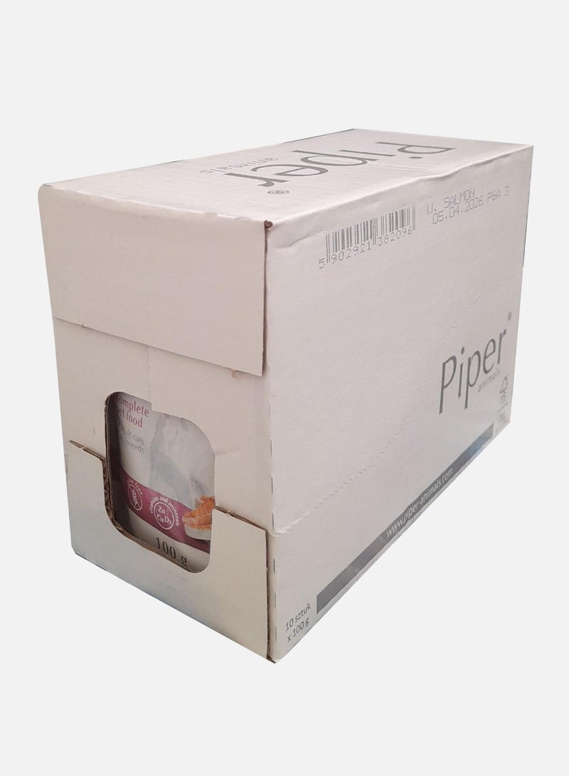 Piper Cat With Salmon 100g