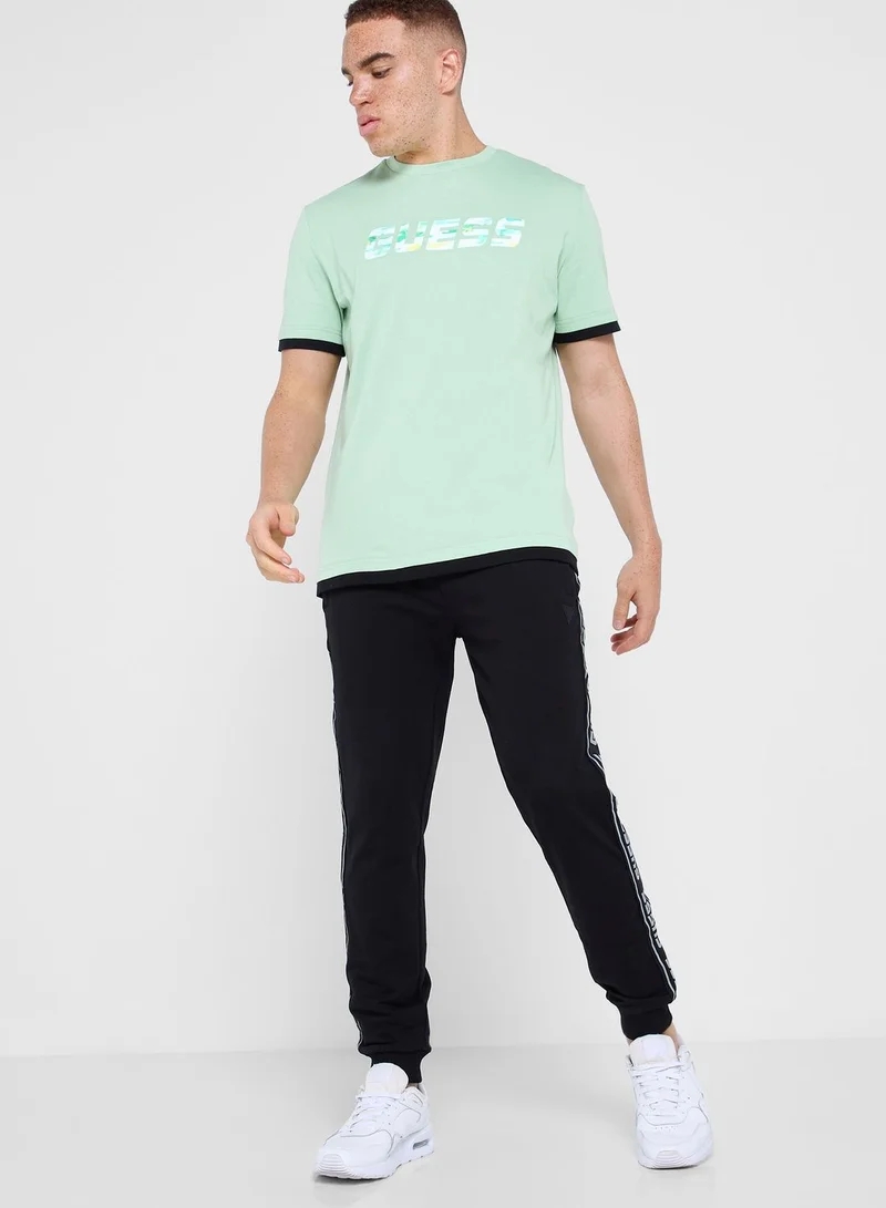 GUESS Casual Crew Neck T-Shirt