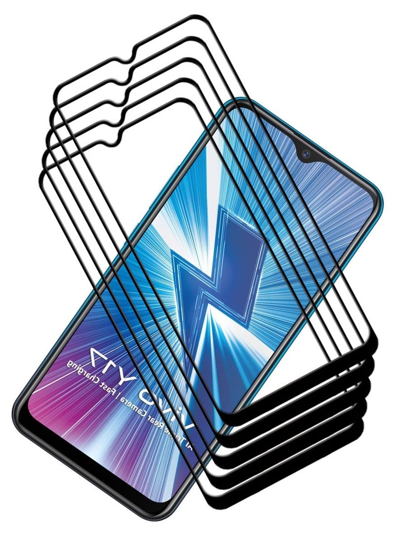 ACLIX 5 Pieces Antistatic ESD Dustproof Premium Quality High Definition Tempered Glass Screen Protector Designed For vivo Y17 - Image 1