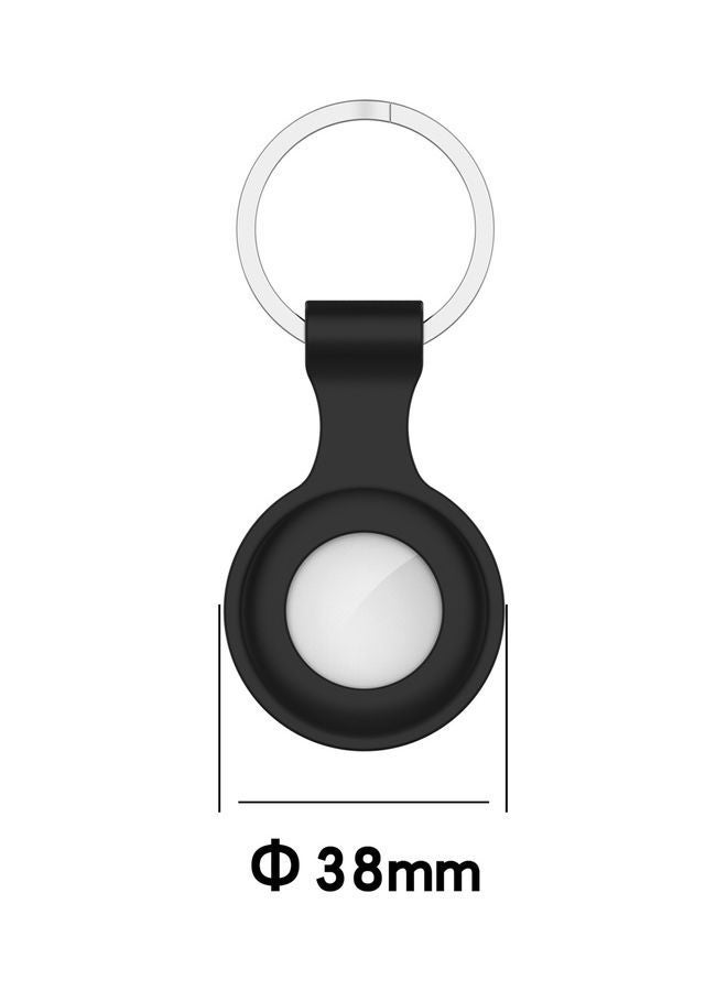 NIBEMINENT Silicone Protective Sleeve Replacement for Apple Airtags Tracker White - Image 4