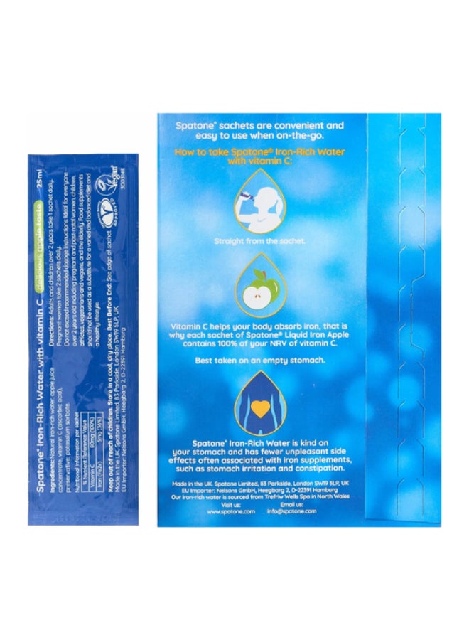 Spatone Original Iron Rich Water, Natural Iron Supplement Sachets, 28 Count - Image 2