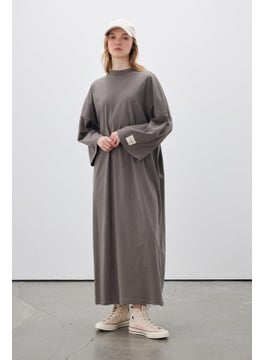 Manuka Oversize Long Casual Dress Anthracite  - Image 1