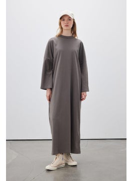 Manuka Oversize Long Casual Dress Anthracite  - Image 3