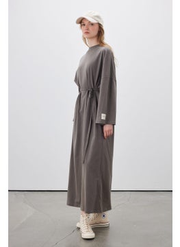 Manuka Oversize Long Casual Dress Anthracite  - Image 5