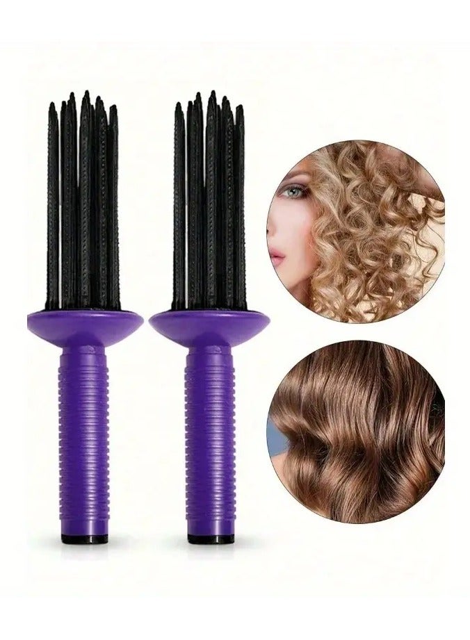 Rozino 1PC Round Hair Brush Fluffy Curl Curling Comb Round Hair Brush Curling Wand Hair Styling Tool - Image 5