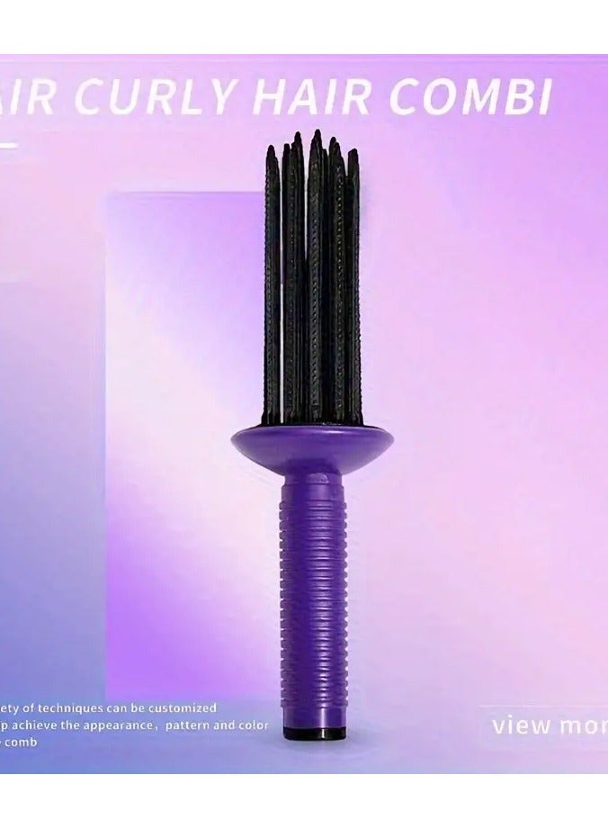 Rozino 1PC Round Hair Brush Fluffy Curl Curling Comb Round Hair Brush Curling Wand Hair Styling Tool - Image 3