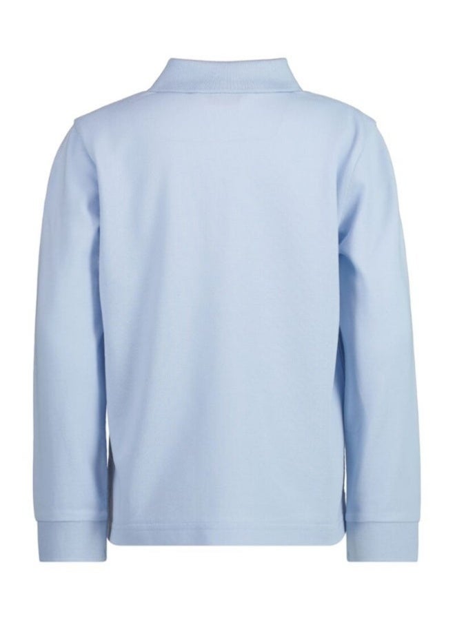 GANT Kids Shield Long Sleeve Piqué Polo Shirt  - Image 2