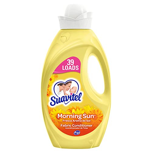 Suavitel Liquid Fabric Softener, Morning Sun, 46 oz - Image 1