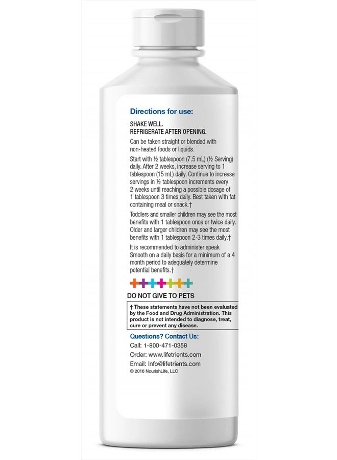 Lifetrients – Speak+D Smooth – Orange Vanilla – 15.2 oz – Pediatrician Formulated to Support Children with Special Nutritional Requirements – Enhanced with Omega-3 & Vitamins E's, K's & D  - Image 4