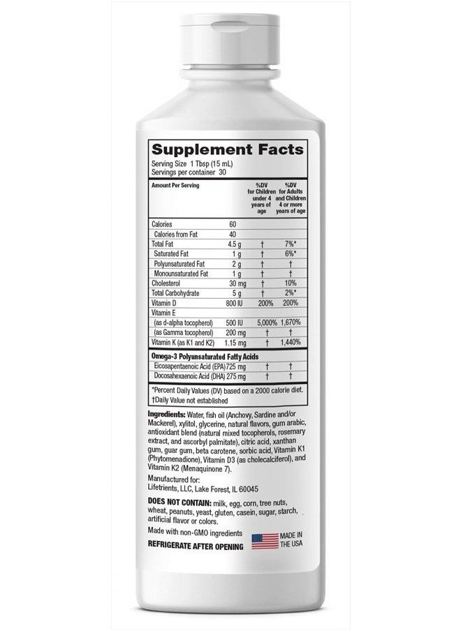 Lifetrients - – Speak+D Smooth – Orange Vanilla – 15.2 oz – Pediatrician Formulated to Support Children with Special Nutritional Requirements – Enhanced with Omega-3 & Vitamins E's, K's & D - Image 1
