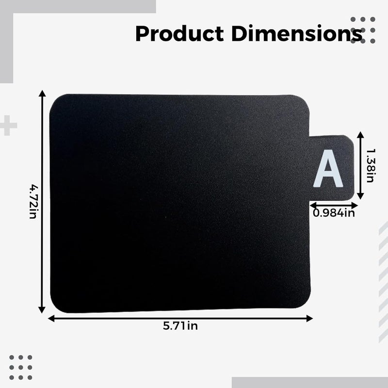 A-Z Alphabet Record Organizer, 26 Pcs Black Pp Index Cards For Vinyl, Cd, Dvd, Double-Sided Letter Dividers, 5.7 X 4.7 In - Image 3