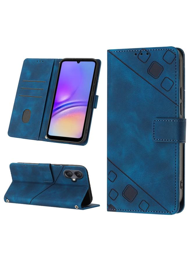 S-TOP Case For Samsung Galaxy A05 Skin-feel Embossed Leather Phone Case - Image 1