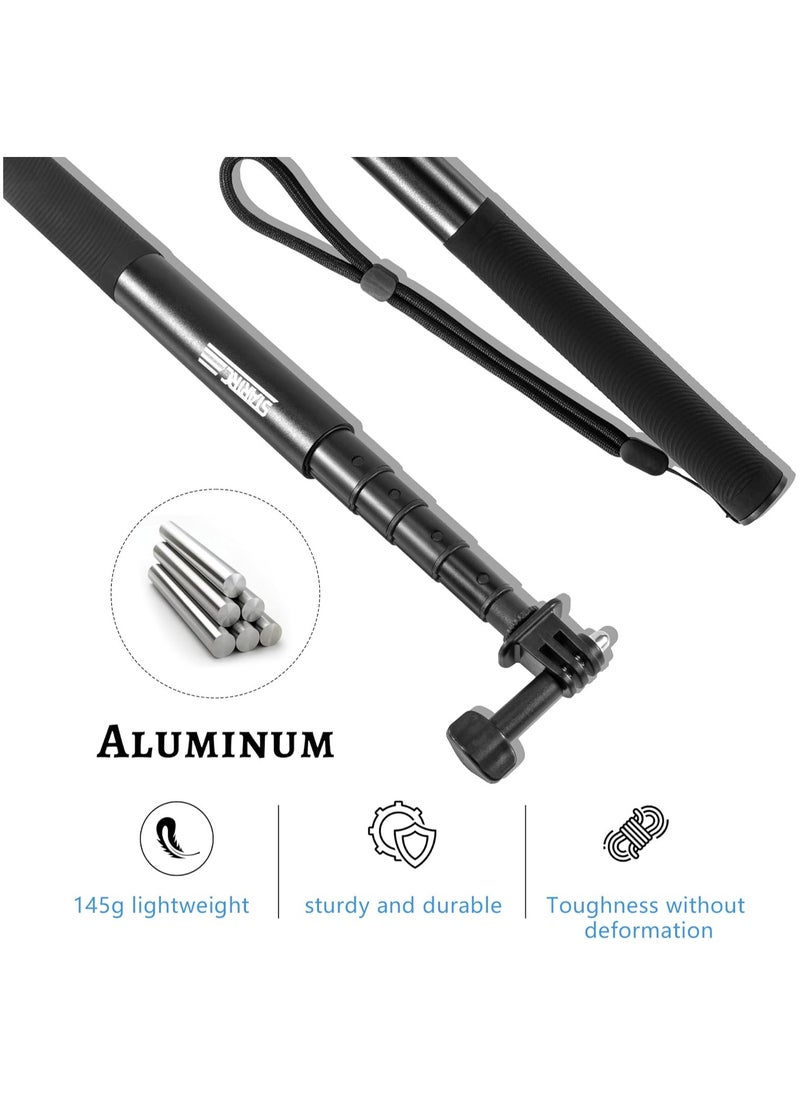 STARTRC Invisible Selfie Stick, 1/4 Extended Monopod Pole, Solid and Compact Design for Insta360, for GoPro, for DJI, Action Camera, 52''(132cm)  - Image 4