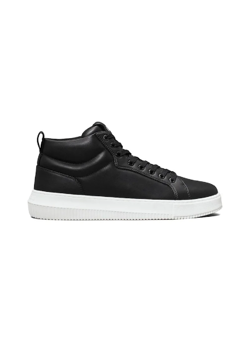 Calvin Klein Jeans Men's High-Top Trainers - Leather, Black