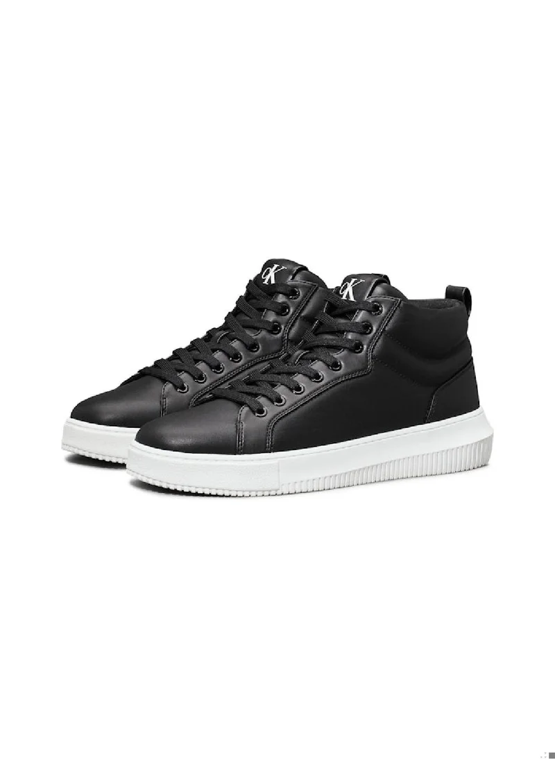 Calvin Klein Jeans Men's High-Top Trainers - Leather, Black