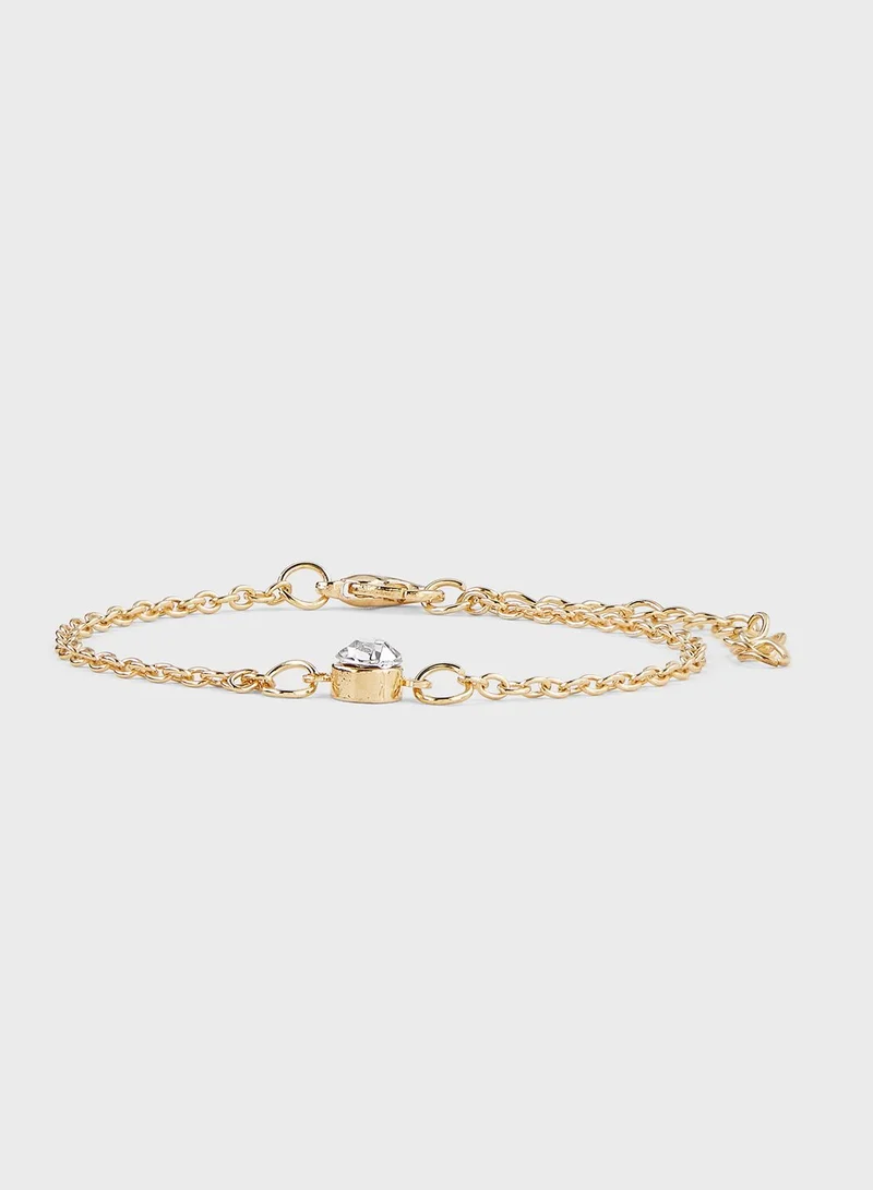 Ginger 4 Pack Bangle And Chain Bracelet Set