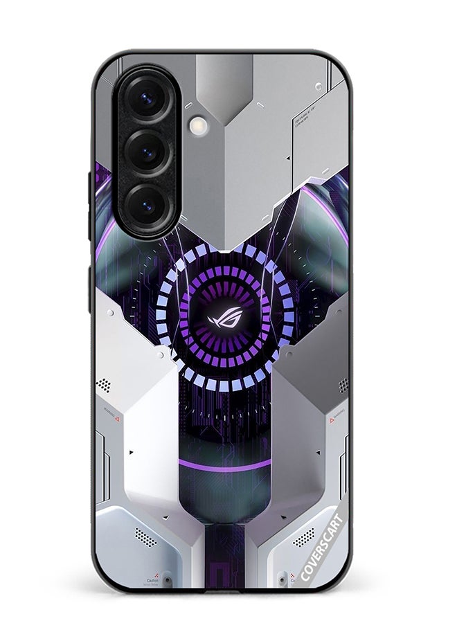 VR CREATIVE Protective Case Cover For Samsung Galaxy S25 Republic Of Gamers Logo Design Multicolour