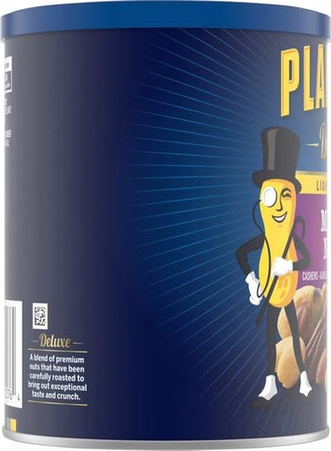 PLANTERS Deluxe Mixed Nuts, Cashews, Almonds, Brazil Nuts Mix, Pistachios, Pecans, Lightly Salted, Snacks for Adults and Kids, Party Snack, 15.25oz - Image 4