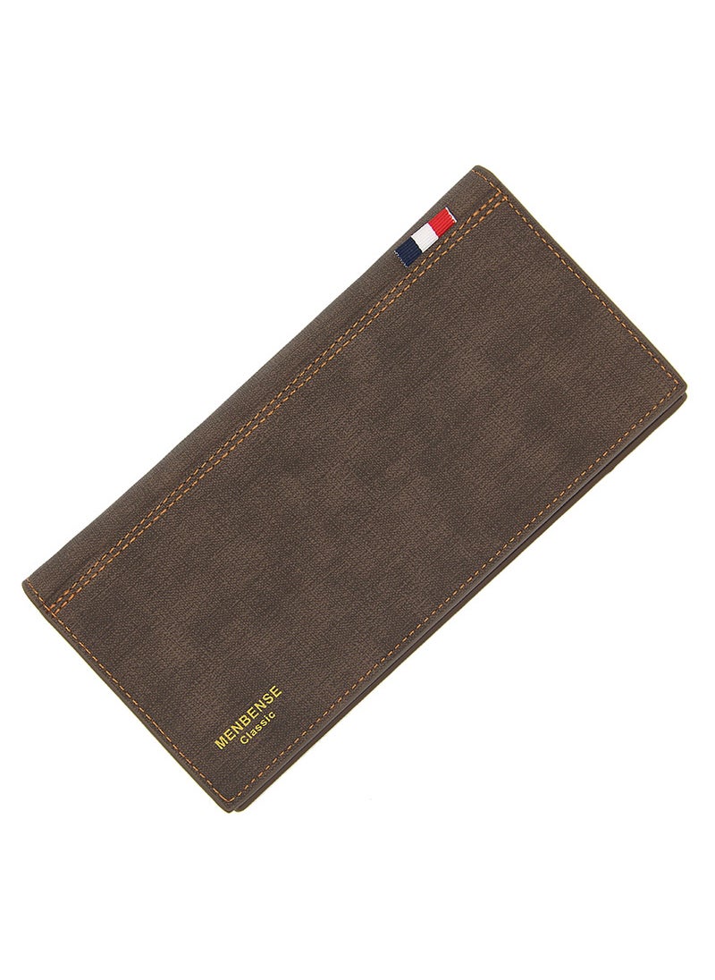 MenBense - Multi Functional Men's Large Capacity Long Wallet 19 * 9.5 *1.5CM - Image 1