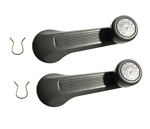 ihave Replacement for Pair Window Crank Handle Grey Civic Accord CX DX EX SI EG6 B16 D16 EK - Image 1