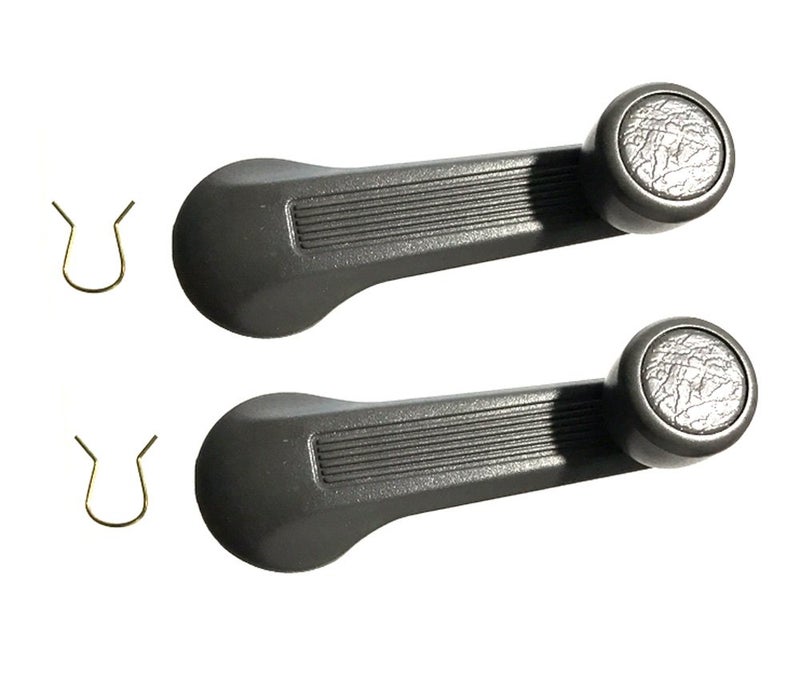 ihave Replacement for Pair Window Crank Handle Grey Civic Accord CX DX EX SI EG6 B16 D16 EK - Image 2