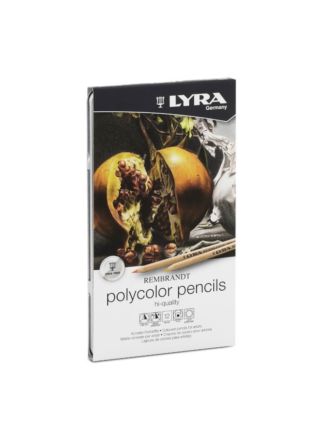 Lyra Rembrandt Polycolor Coloured Pencil Set Of 12