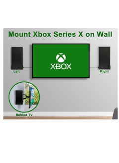 General Wall mounts for the Xbox Series X (mount the console and controller on the wall near or behind the TV, power button left/right), wall mounts for the XSX  - Image 3