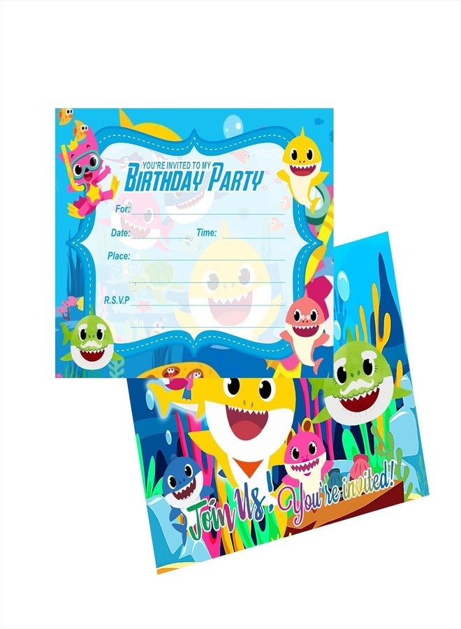 Losede 12PCS Birthday Invitations Birthday party supplies decorations (1) - Image 1