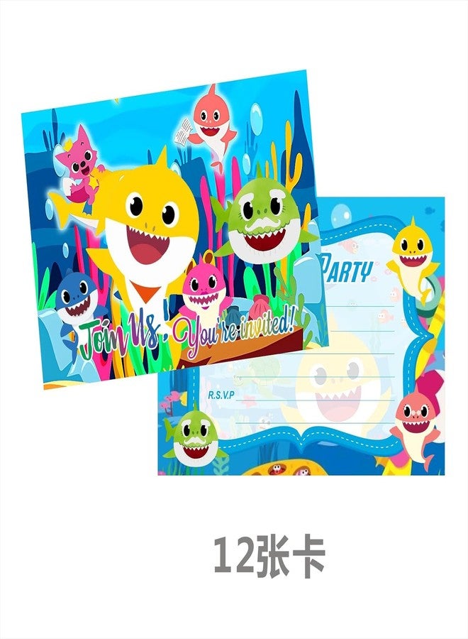 Losede 12PCS Birthday Invitations Birthday party supplies decorations (1) - Image 2