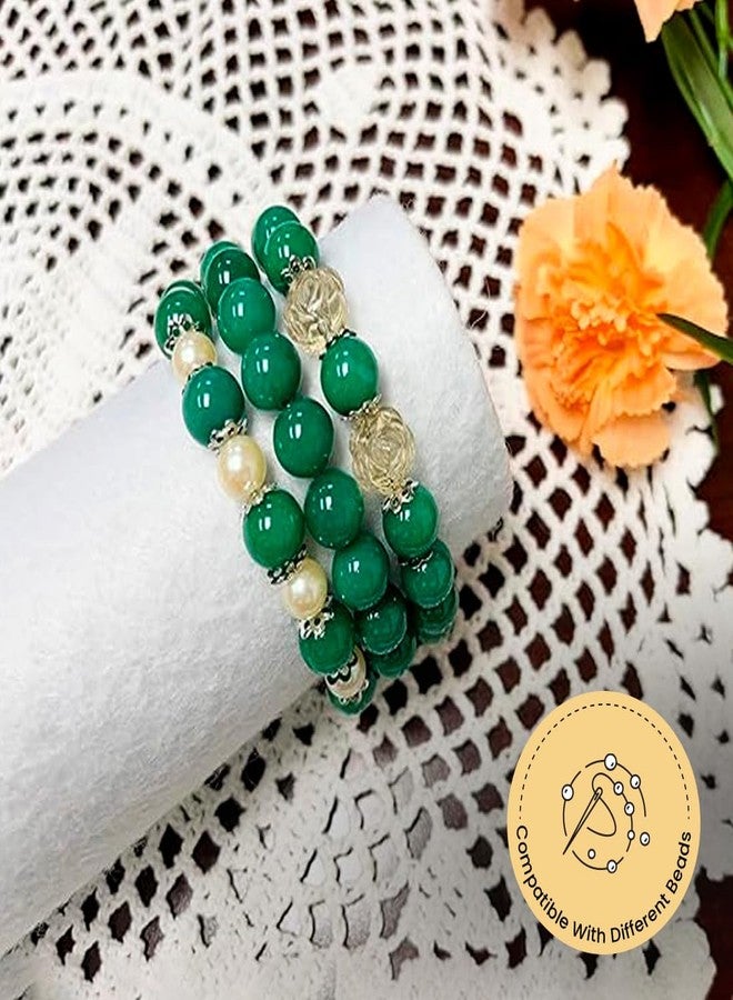 Expo International Elastic String Cord, 0.7 mm Wide Premium Stretchy String Cord for Jewelry Making, Thin Bracelet Cord, Versatile Jewelry Cord, Roll/Spool of 50 Meters, Black - Image 4