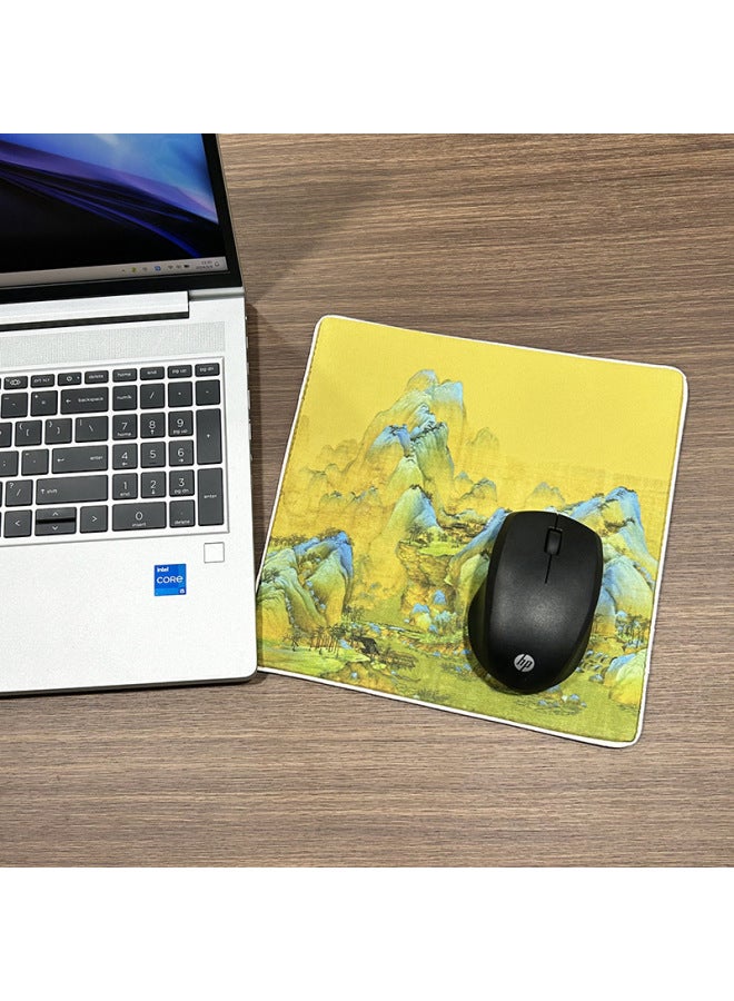 Silk Mouse Pad Chinese Style Special Gift For Old Foreigners Beijing Cultural And Creative Souvenirs Accompanying Gift-Color:Great Wall Hero  - Image 3