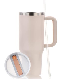 Stainless Steel Vacuum Insulated Tumbler 40oz In-car Mug Easy to Hold With a Reusable Straw - pzsku/Z0909FEBD490E0AE3A568Z/45/_/1731401847/1f359d4f-3436-42d9-a636-8cd12a1f3885